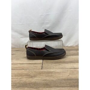 Dr. Martens Reid Black slip-on Moccasins mens‎ 11 US slipper loafer